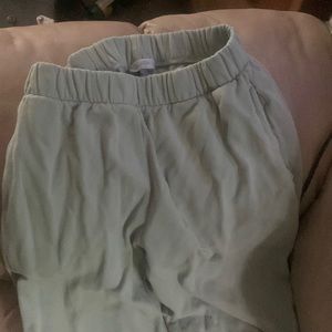 super cute light green brandy sweatpants 🌸